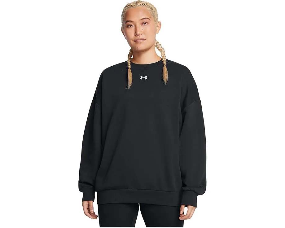 Свитшот Under Armour Rival Fleece Oversized с логотипом на груди