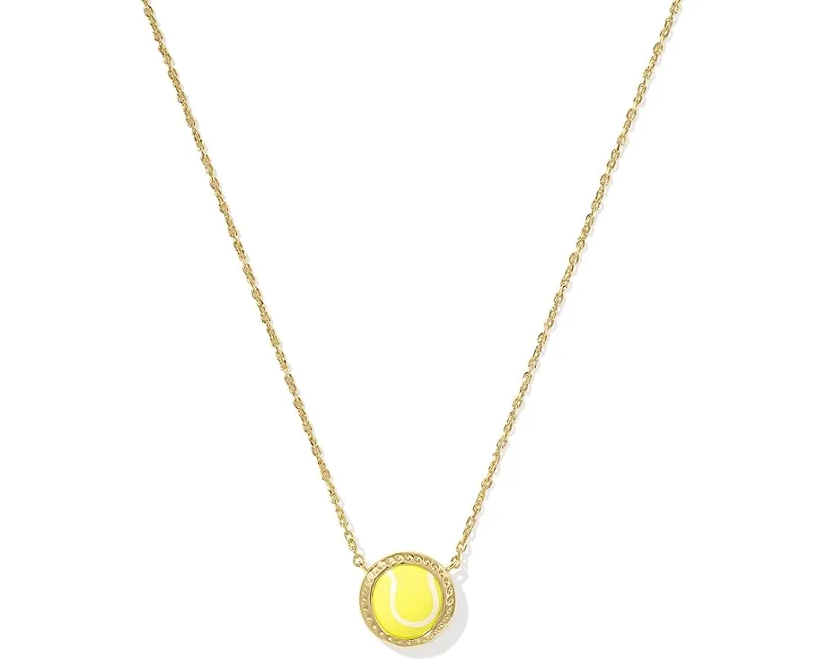 Кулон Kendra Scott с теннисной тематикой и магнезитом