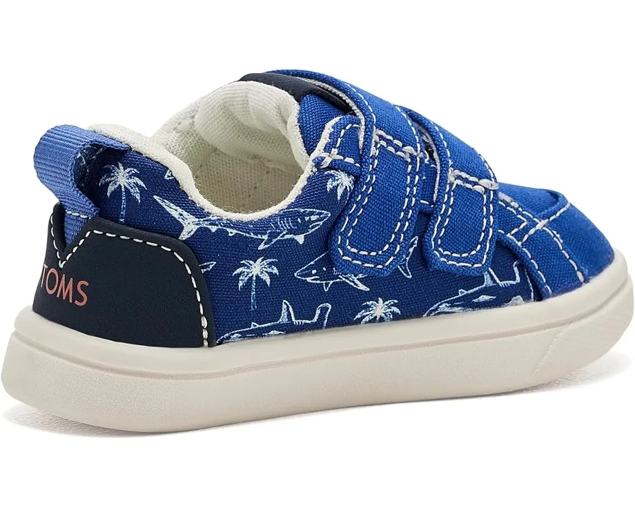 Кроссовки TOMS Cruz Double Strap с принтом акулы голубые
