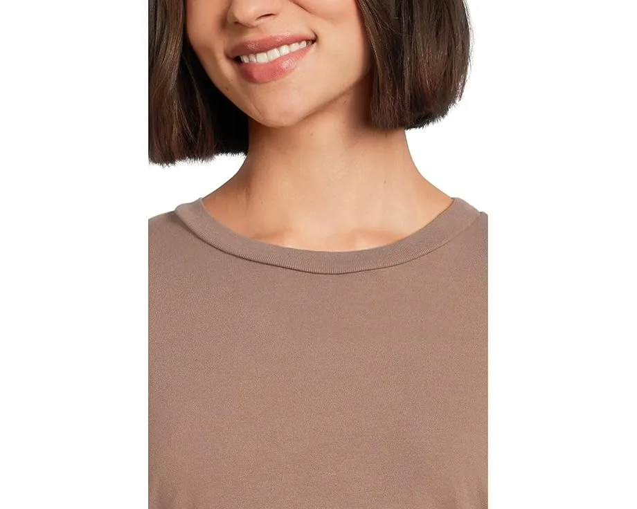 Футболка Michael Stars Clarissa с длинным рукавом и круглым вырезом