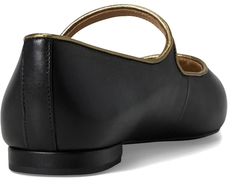 Туфли-оксфорды Londyn из кожи Mary Jane с металлизированной отделкой от Lauren Ralph Lauren