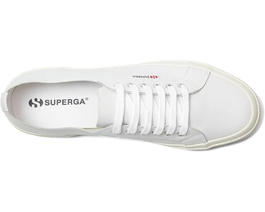 Кроссовки Superga 2750 из мягкой кожи наппа без подкладки