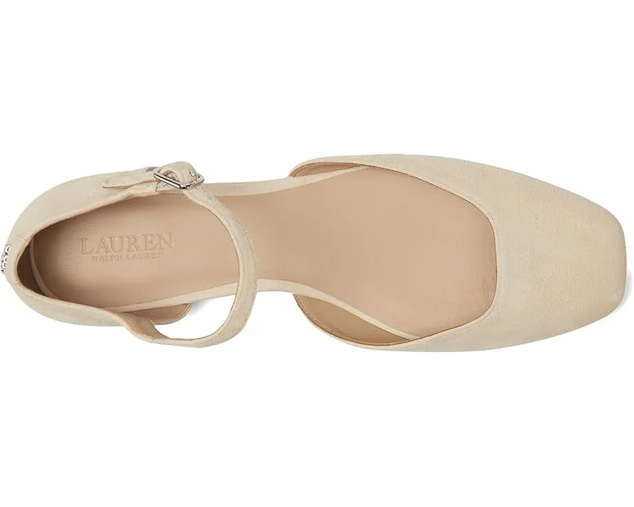 Туфли Lauren Ralph Lauren Emellie Mary Jane из замши на квадратном носке