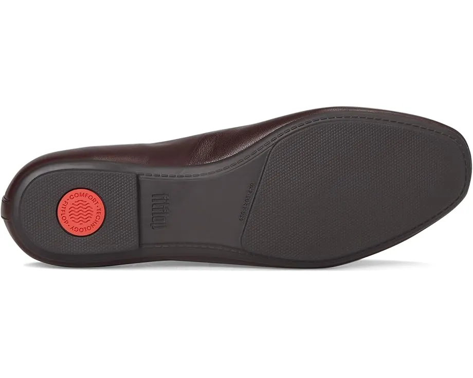 Туфли-марджи FitFlop Delicato из мягкой кожи наппа с пряжкой