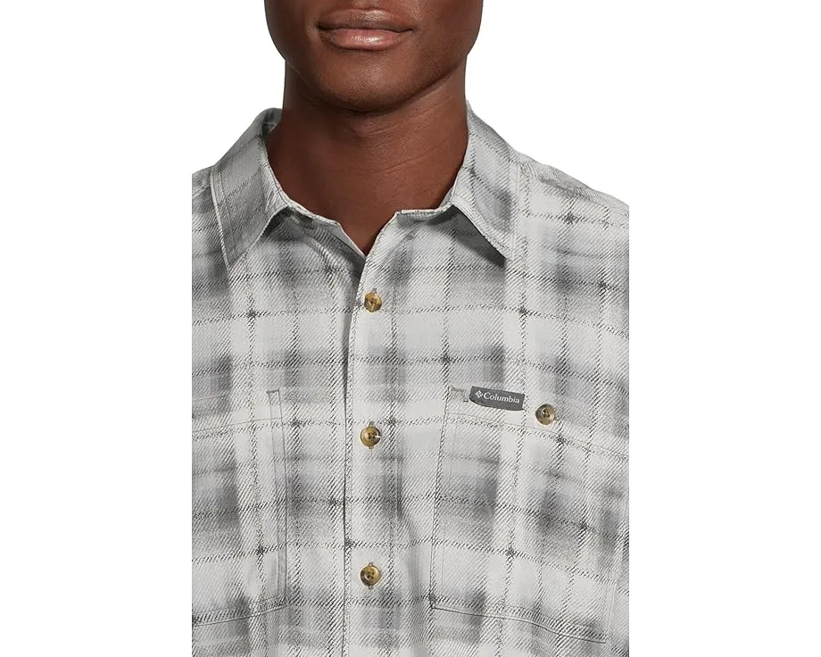 Columbia Utilizer Printed Woven Short Sleeve с защитой UPF 40 и технологией Omni-Wick