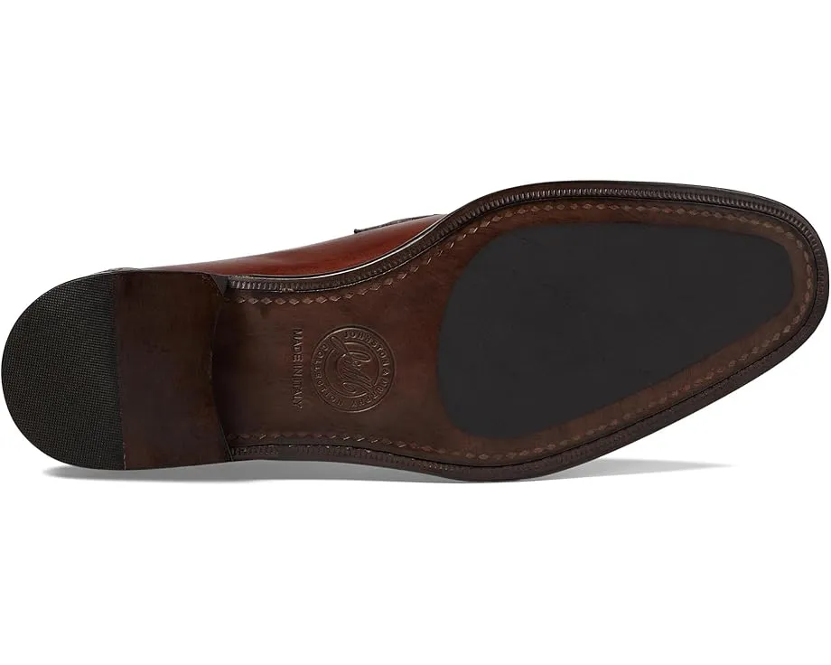 Оксфорды Johnston & Murphy Ellsworth Bit из водоотталкивающей кожи Италии