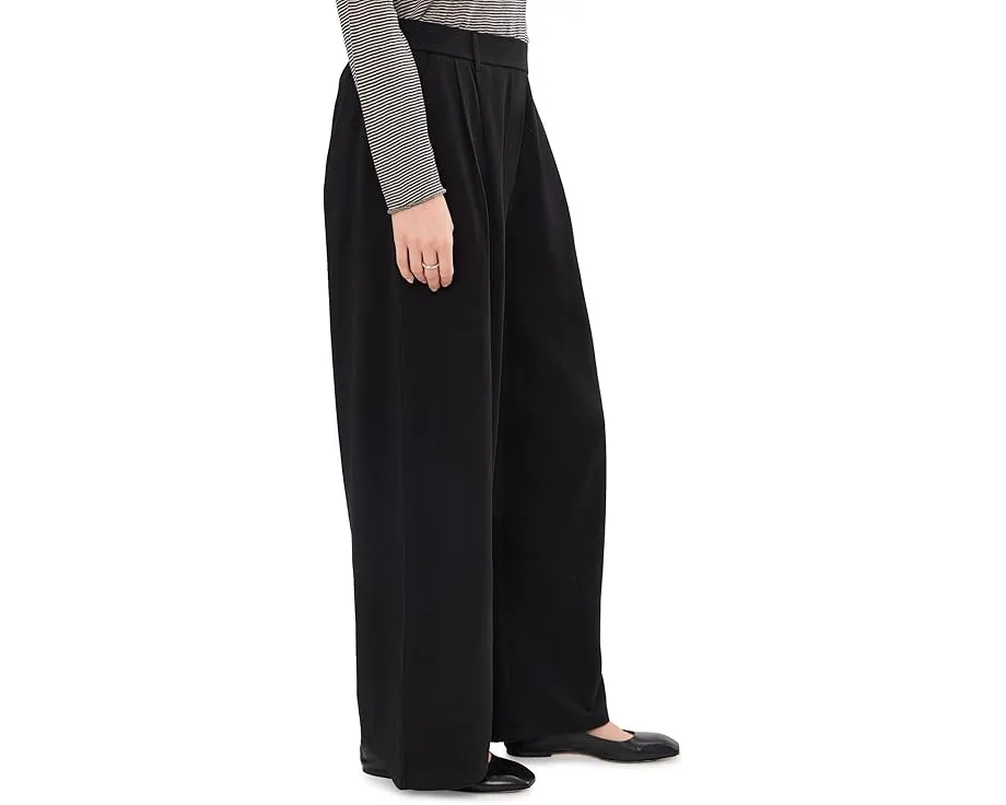 Брюки Eileen Fisher из стрейч-джерси с пима-хлопком и высокой посадкой