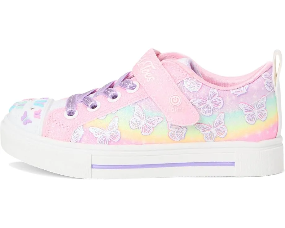 Детские кроссовки Skechers Twinkle Sparks с подсветкой и бабочками