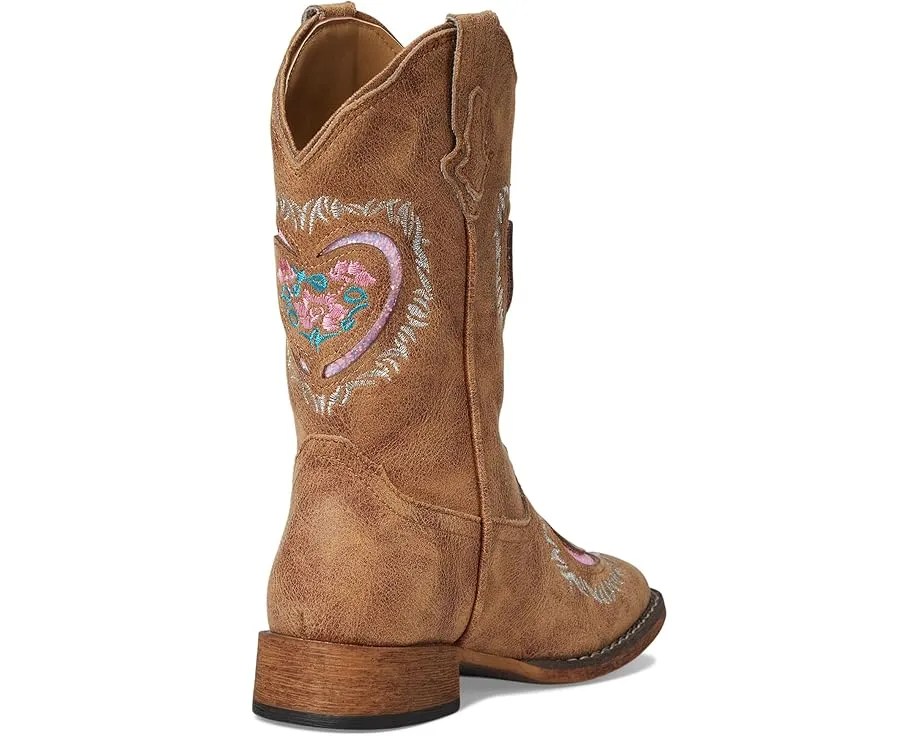 Ботильоны Lydia с вышивкой и стразами от Roper