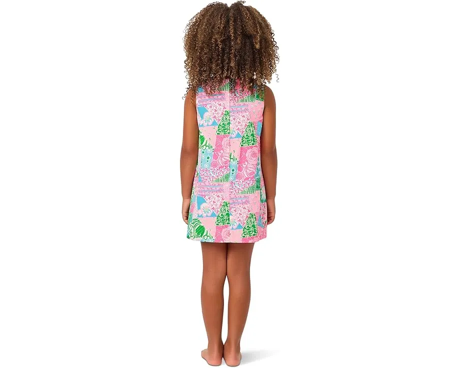Платье сорочка Little Lilly Classic с кружевом и бантами для девочек Lilly Pulitzer Kids