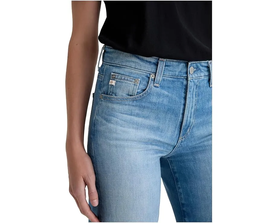 Джинсы AG Jeans Saige Mid Rise Wide Leg с широкой штаниной