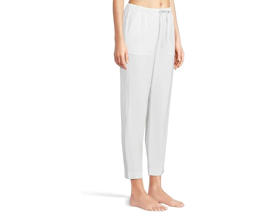 Брюки Barefoot Dreams из льняной смесовой ткани с эластичным поясом