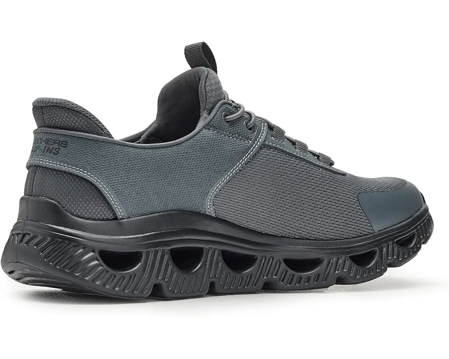 Мужские слипоны BOBS B Flex с сетчатым верхом и системой шнуровки bungee