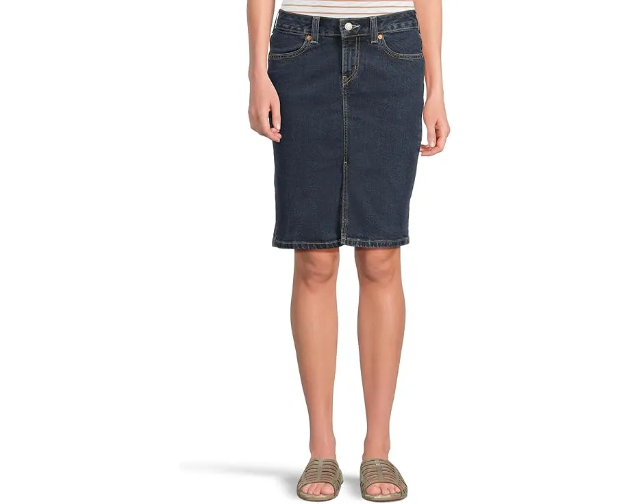 Джинсовая юбка миди Levi's® Premium Low с низкой посадкой