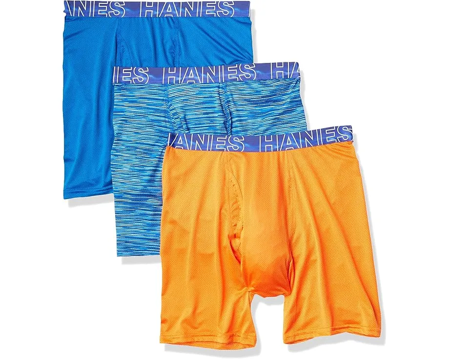 Трусы боксеры X-Temp 4-Way Performance Stretch Mesh от Hanes ассорти