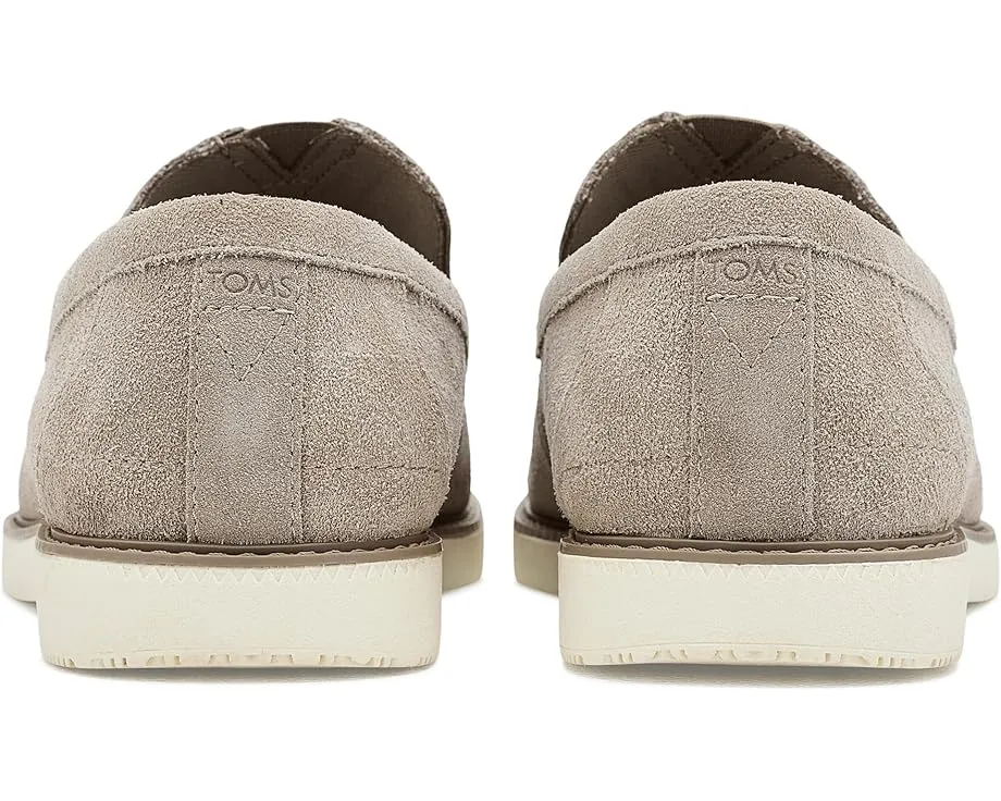 Замшевые лоферы TOMS Marcos на устойчивом каблуке