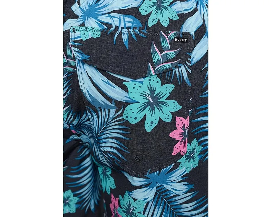 Плавки Hurley Floral Volley с цветочным принтом и защитой UPF 50+