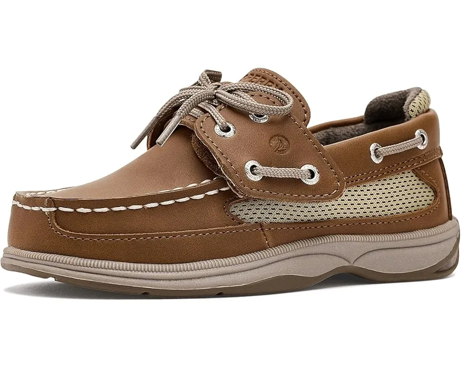Детские мокасины Sperry Lanyard с сетчатыми вставками и застежкой на липучке