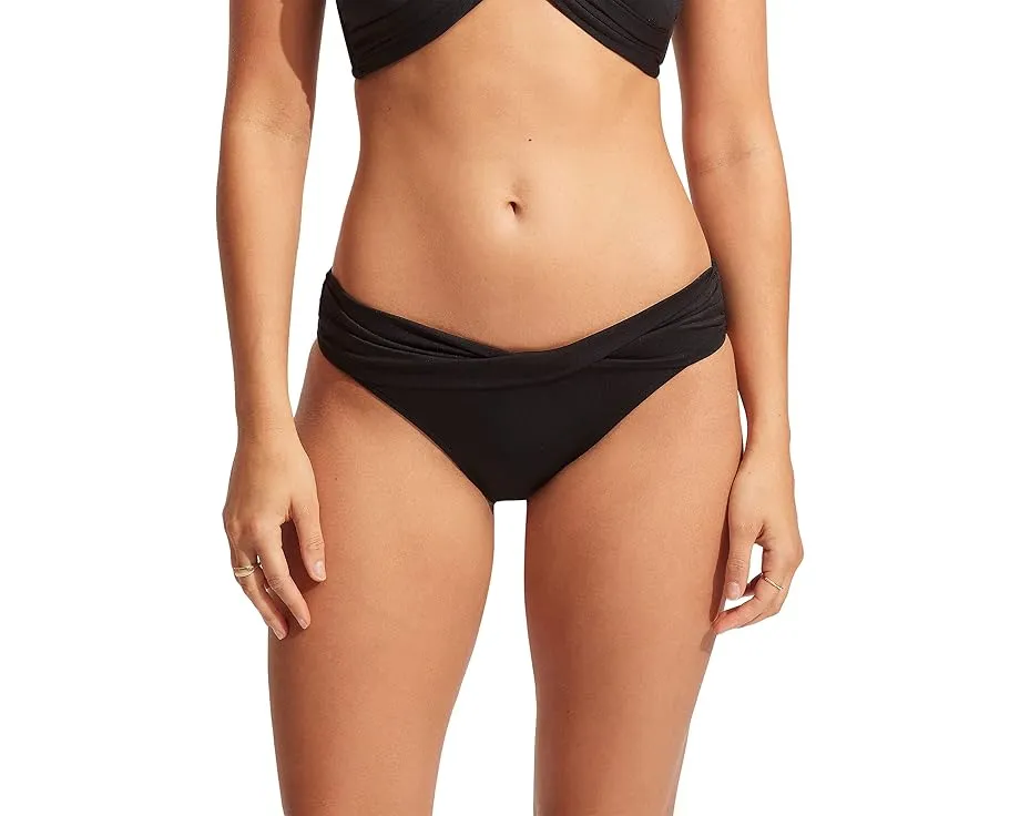 Трусы-хипстеры Seafolly Eco Collective с закрученной резинкой из переработанного нейлона