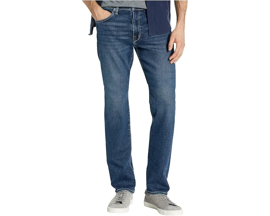 Прямые узкие джинсы Joe's Jeans Brixton в темной промывке
