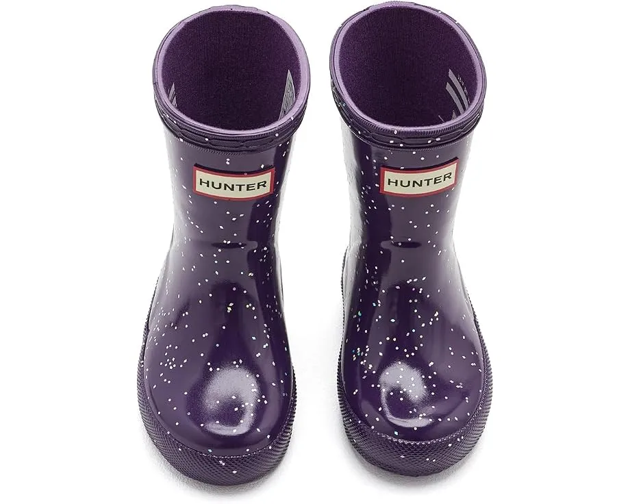 Детские сапоги Hunter First Giant Glitter с блестками