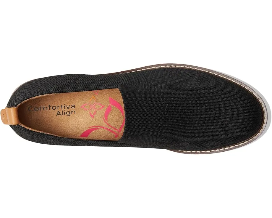 Comfortiva лоферы Lexya из трикотажа с квадратным каблуком