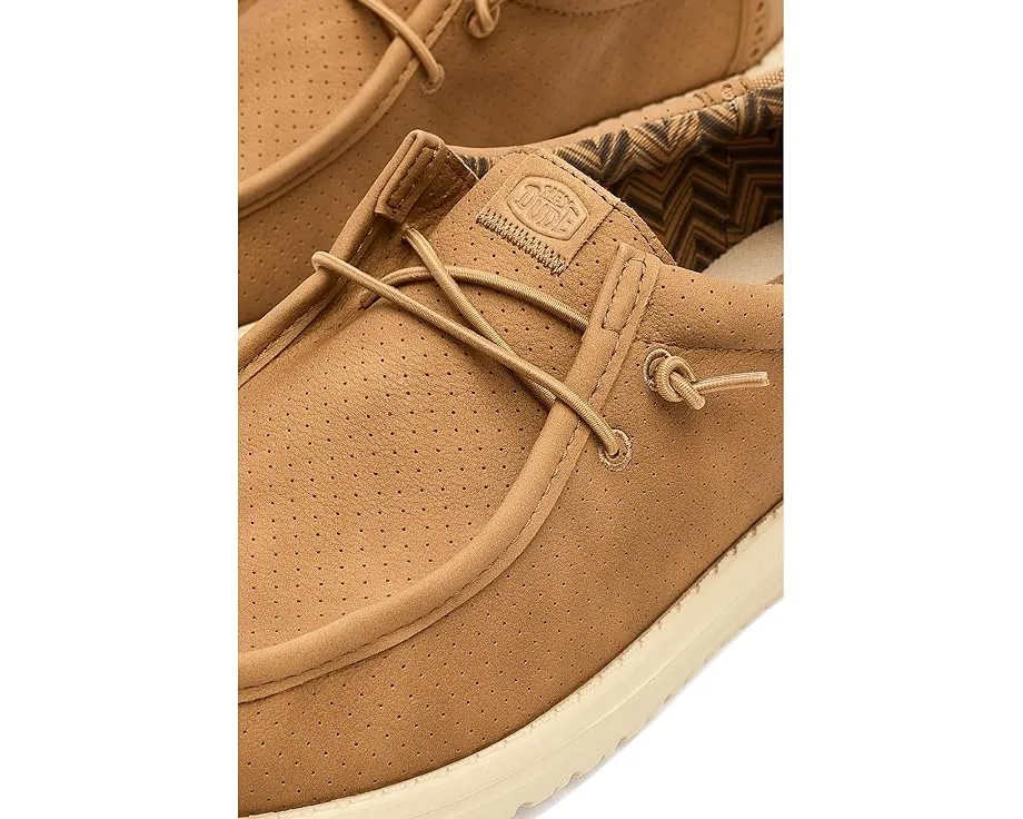 Кроссовки Hey Dude Wally Perf Classic с перфорацией и эластичными шнурками