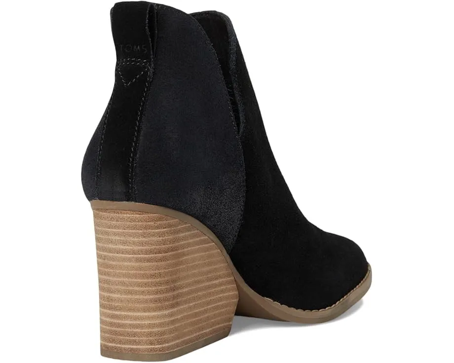 Ботинки TOMS Eliza на удобном каблуке с вырезами и стелькой из ПУ