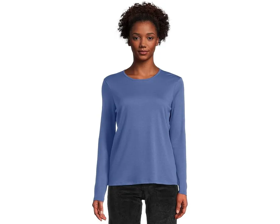 Лонгслив L.L.Bean Pima с круглым вырезом и длинным рукавом