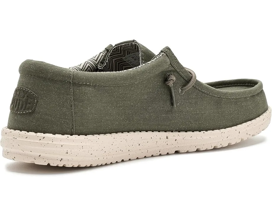 Кеды Hey Dude Wally Stretch Canvas из стрейч-холста