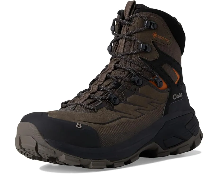 Ботинки Oboz Bridger Ridge Mid GTX с мембраной GORE-TEX и кожаным верхом