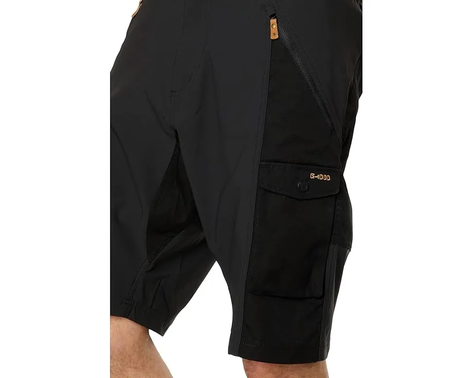 Технические шорты Fjällräven Abisco Short для треккинга с карманами и тканью G-1000