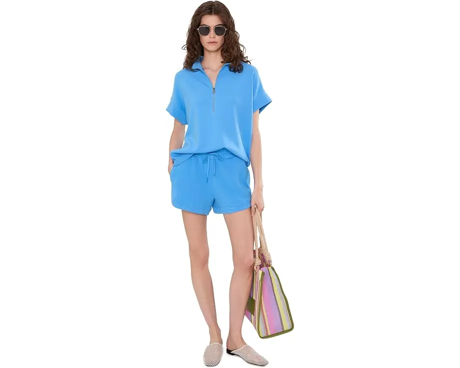 Свитшот Ritchie Short Sleeve от Varley с разрезным воротником и полузастежкой