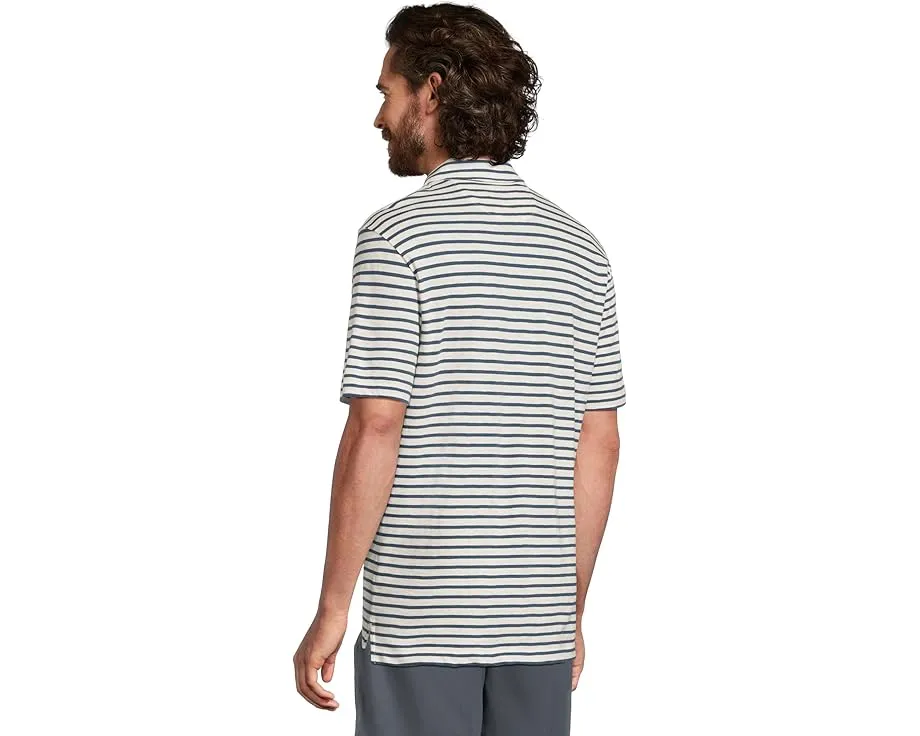 Пило-футболка Faherty Sunwashed из органического хлопка с расслабленным кроем