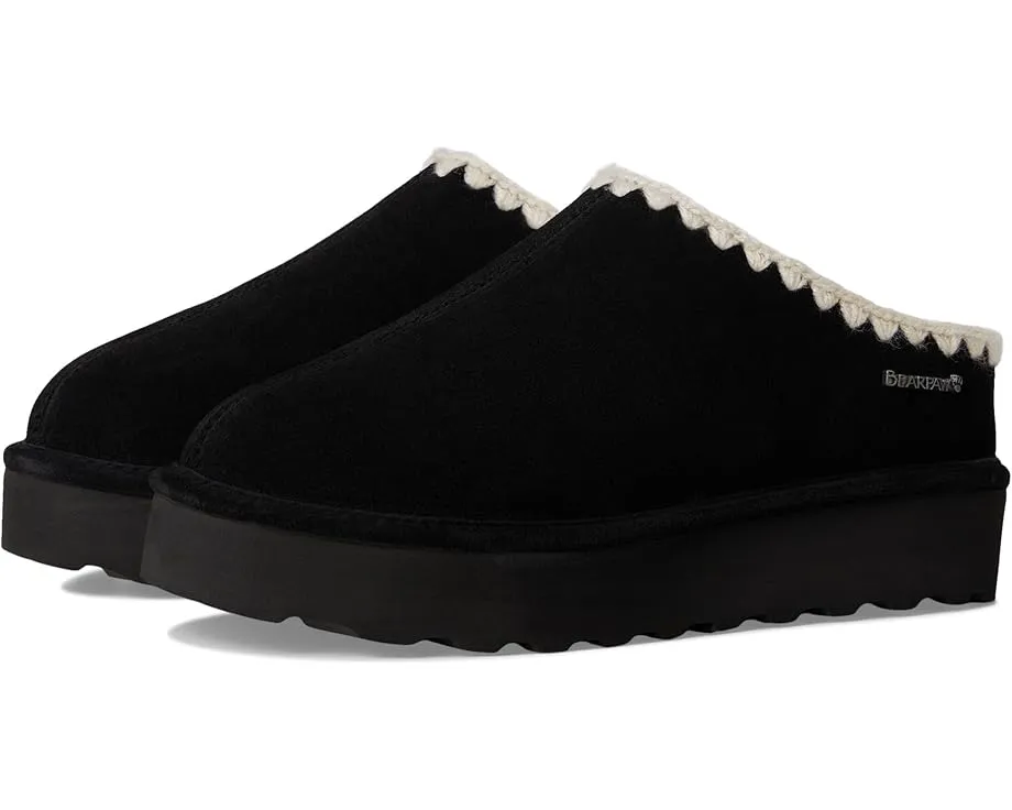 Домашние тапочки Bearpaw Crochet Martis с вязаным декором и съемной стелькой