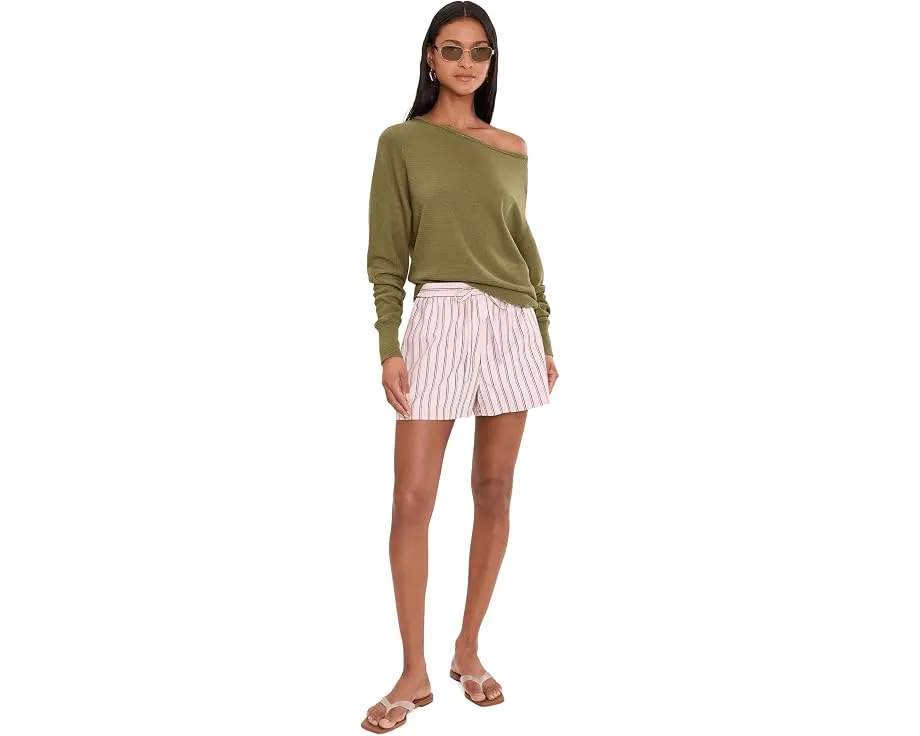 Free People Длинный рукав Jess из термоткани с лодочкой