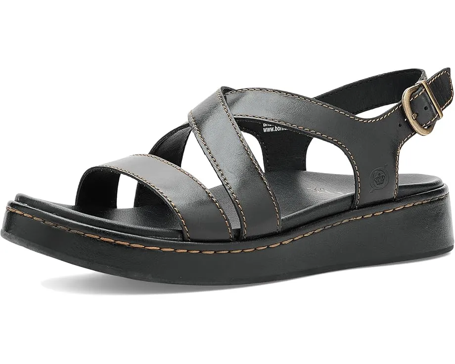 Сандалии Born Victoria с платформой и самозавернутым клином