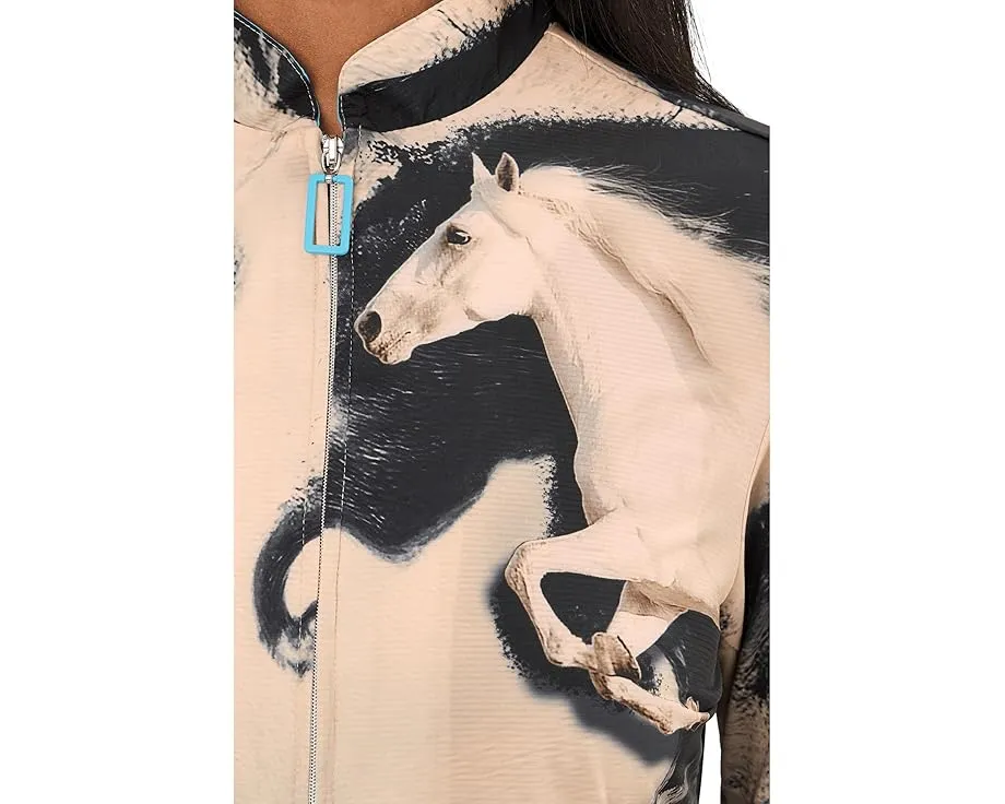 Длинная блузка Jamie Sadock с длинным рукавом и принтом Spirit