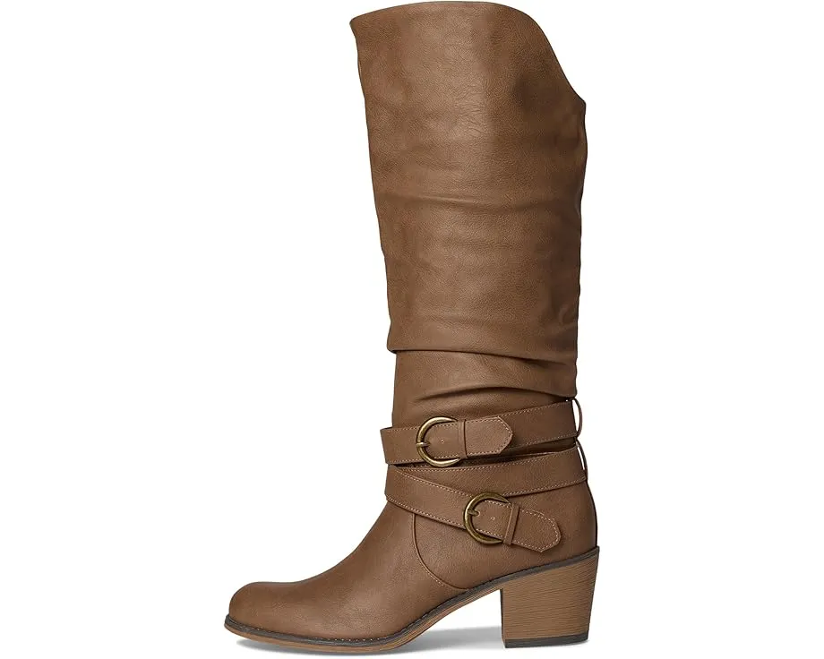 Ботинки Late в мотто-стиле от Journee Collection на платформе