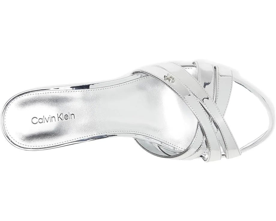 Босоножки Calvin Klein Gabbie на низком каблуке с перекрещивающимися ремешками