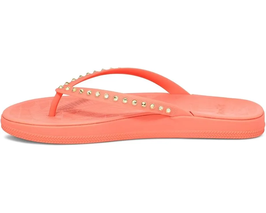 Тапочки Sanuk Funshine Gem с декором из камней и подошвой из сахарного тростника