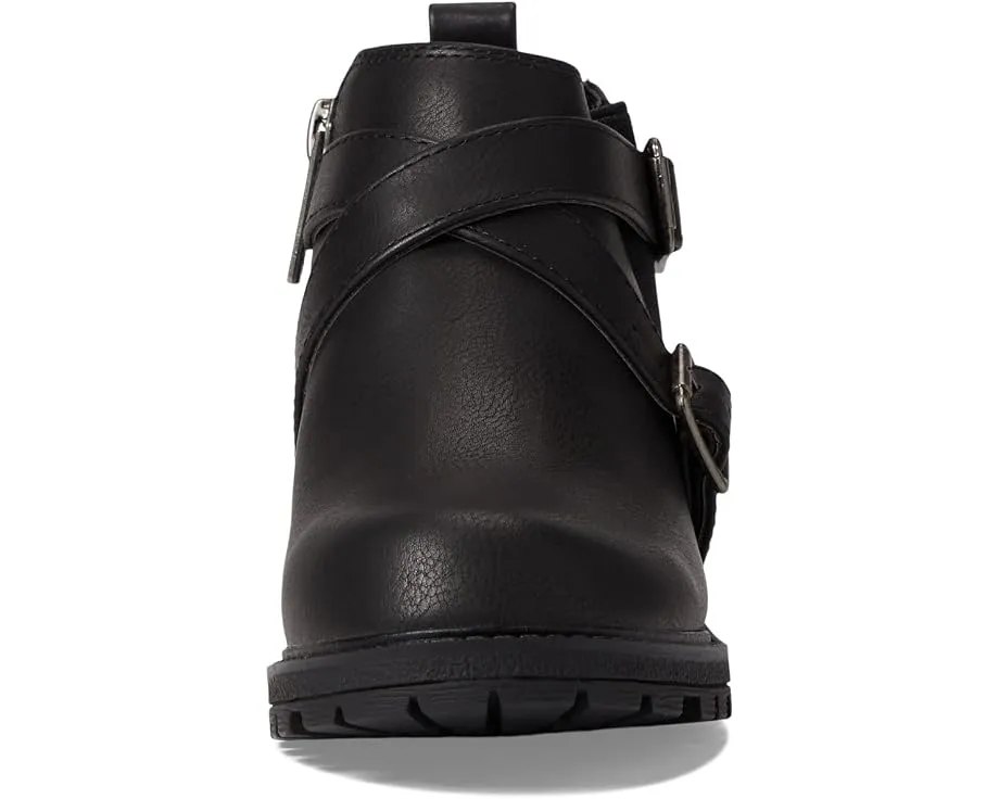 Детские ботинки Kylee от Nina Kids с квадратным носком Black Tumbled