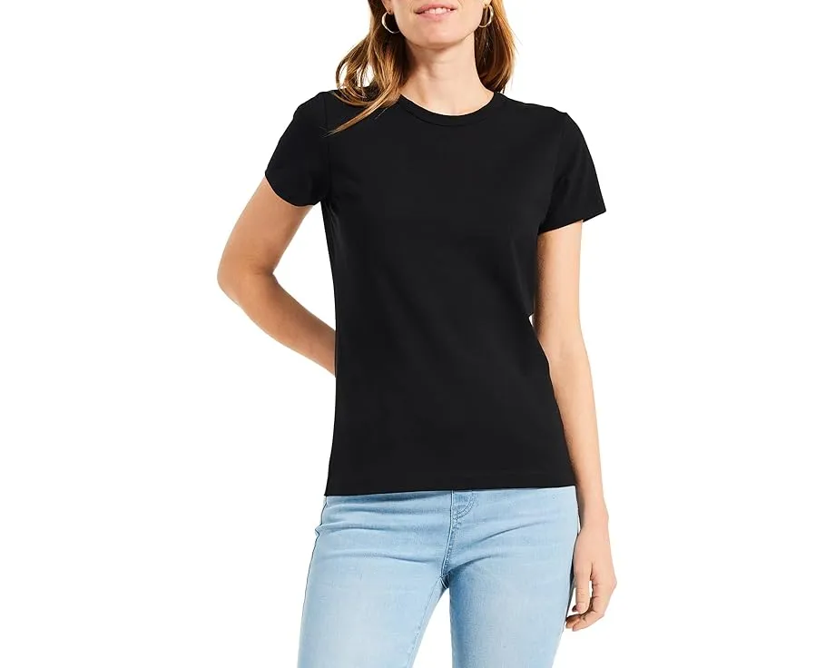 NIC+ZOE Футболка Perfect Knit Crew Neck с круглым вырезом