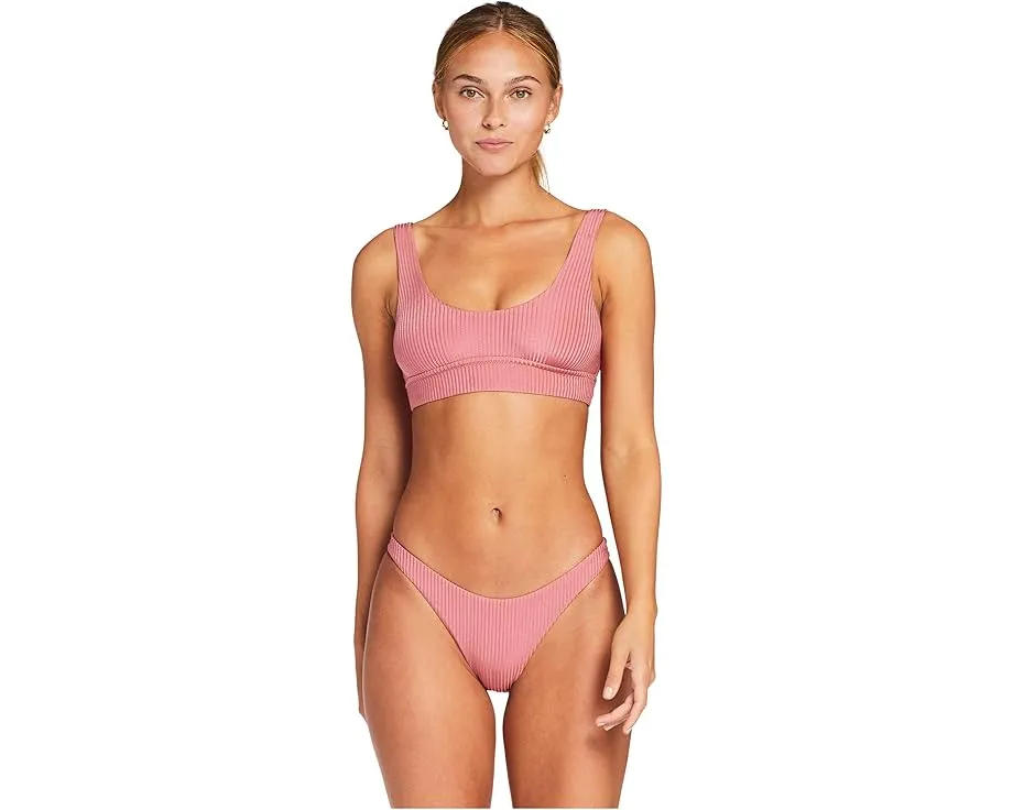 Топ Vitamin A Sienna с ребристой структурой и поддержкой под грудью