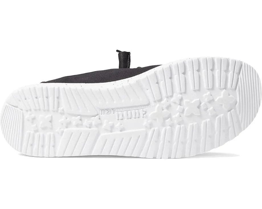 Повседневные слипоны Hey Dude Wendy Basic Wide с эластичной панелью и легкой подошвой