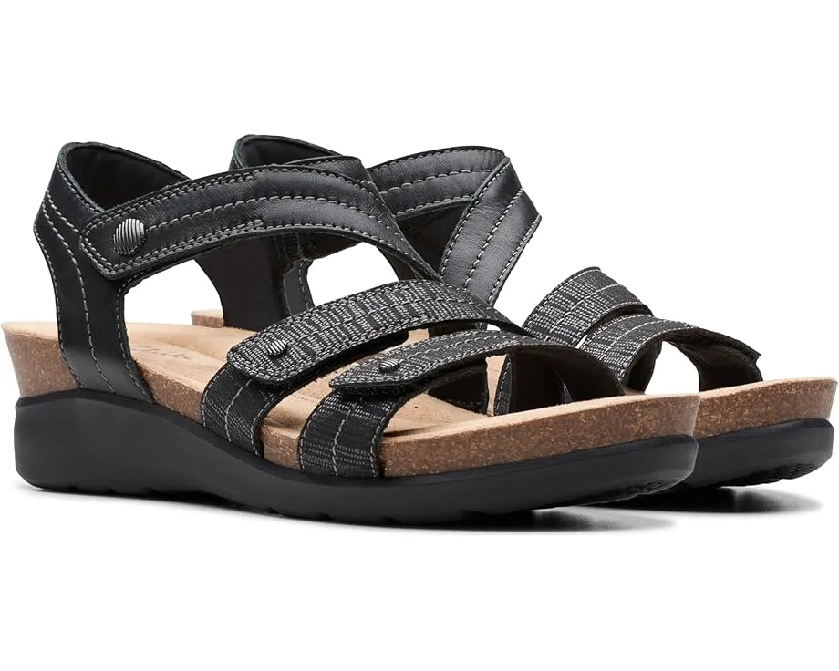 Босоножки Clarks Calenne Clara на клине с ремешками из кожи