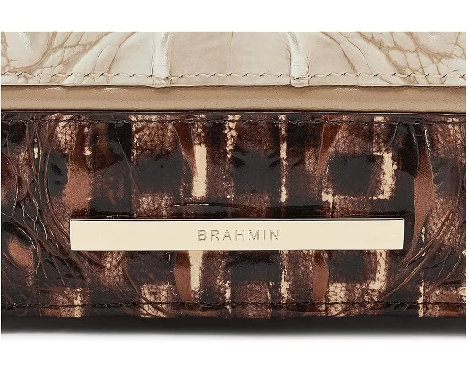 Кошелек Brahmin Ady из тисненой кожи с множеством отделений для карт