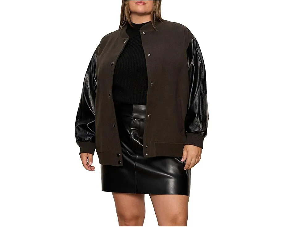 Клубная ваarsity куртка Sanctuary с контрастными рукавами