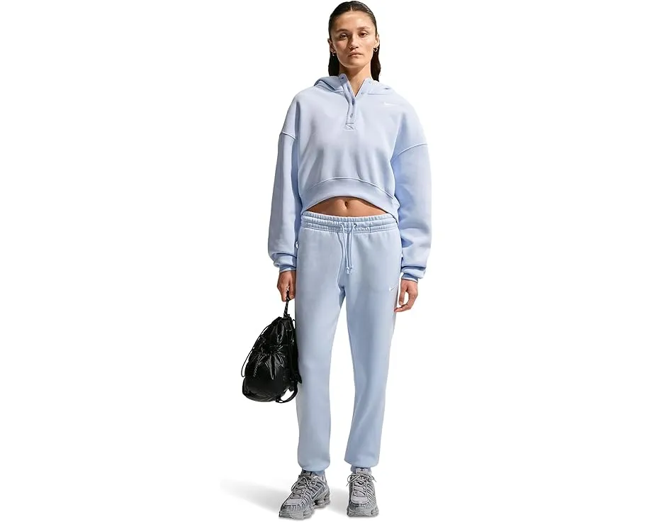 Nike Sportswear Phoenix Fleece худи оверсайз с капюшоном и планкой на пуговицах