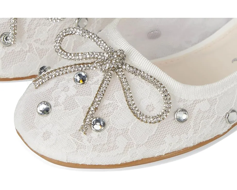 Детские балетки Leva в стиле Mary Jane с кристаллами Nina Kids